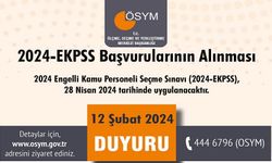 2024-Engelli Kamu Personeli Seçme Sınavı Kılavuzu Yayımlandı