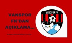 Vanspor'dan  Yıldız Futbolcusu Hakkında Açıklama!