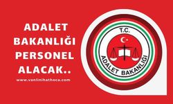 Adalet Bakanlığı 400 Personel Alacak