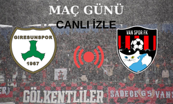 Giresunspor - Vanspor Fk Maçı Canlı İzle