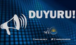 Van Büyükşehir'den Vatandaşlara Duyuru!