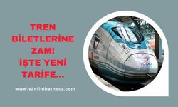 Tren biletlerine zam! İşte YHT'de yeni tarife