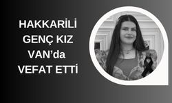 Hakkarili 19 yaşındaki kız Van'da hayatını kaybetti