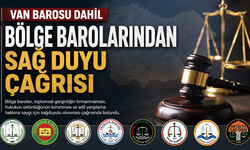 Van Dahil 15 Bölge Barosundan Ortak Şiddet Reddi Açıklaması
