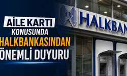 Aile Kartı Konusunda Halk Bankasından Önemli Duyuru