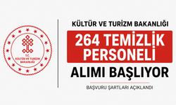 KTB 264 Temizlik Personeli Alacak