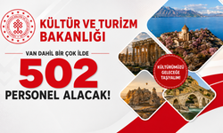 Kültür ve Turizm Bakanlığı 502 Personel Alacak