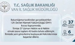 Van'a 43 Yeni Doktor Atandı