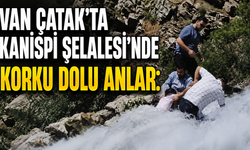 Van Çatak'ta Kanispi Şelalesi'nde Korku Dolu Anlar: Akıntıya Kapılan Çocuk Son Anda Kurtarıldı