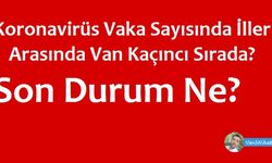 Van Türkiye’de Koronavirüs Vaka ve Ölüm Sayısında Kaçıncı Sırada?