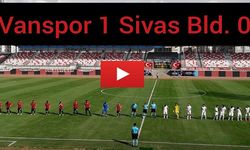 Vanspor Fk 1 - 0 Sivas Belediye