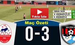 Kahramanmaraşspor  0-3 Vanspor Fk (Maç Golleri)