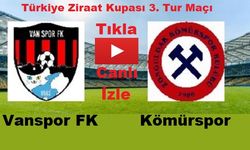 Vanspor Ziraat Türkiye Kupası 3. Tur Eleme Maçına Çıkıyor