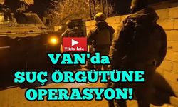 Van'da Organize Suç Örgütüne Operasyon!