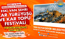 Van Büyükşehir Belediyesinden Kartopu Festivali