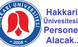 Hakkari Üniversitesi Personel Alacak