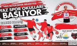 Van Büyükşehir'in 8 Branşta Ücretsiz Yaz Spor Okulu Kursları Başlıyor!