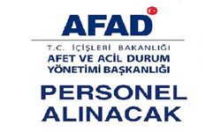 AFAD Van Dahil Bir Çok İlde Çeşitli Branşlarda Toplam 63 Personel Alacak!