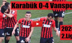 K.Karabük 0 - 4 Vanspor Maç Özeti