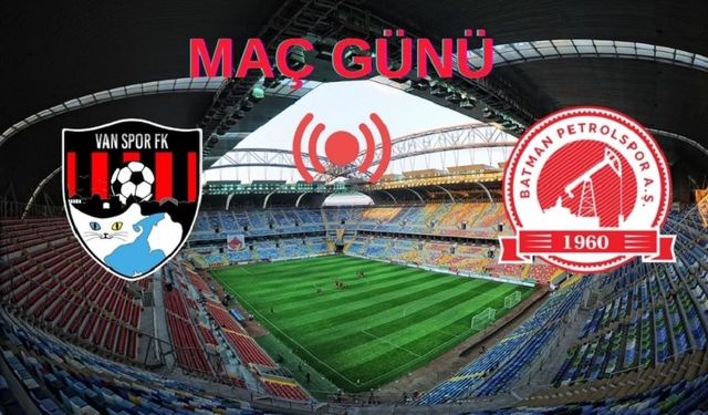 Vanspor - Batmanspor Maçı Canlı İzle