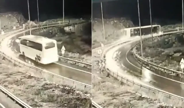 Van Yolcu Otobüsü Devrildi!