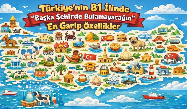 Türkiye’nin 81 İlinde “Başka Şehirde Bulamayacağın” En Garip Özellikler: