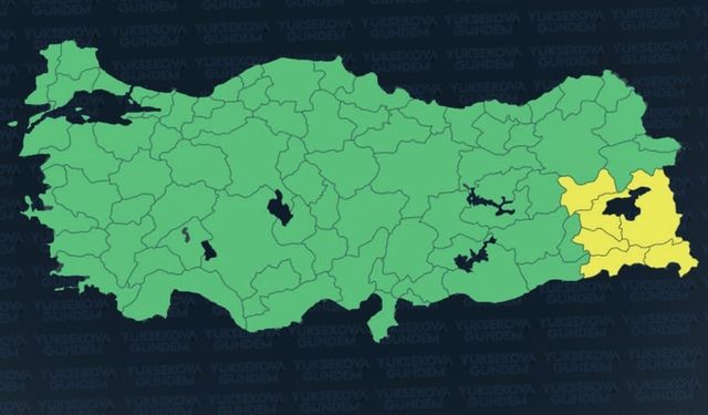 Van İçin "Sarı Kod" Uyarısı!