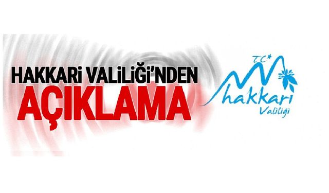 Sosyal Medyada Tepki Çeken Görüntülerle Hakkında Hakkari Valiliğinden Açıklama