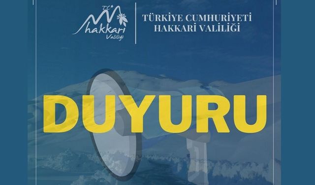 5 Gündür kapalı olan Van Hakkari karayoluna Valilik'ten açıklama