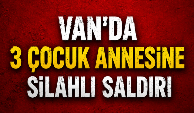 Van'da 3 Çocuk Annesine Silahlı Saldırı