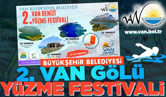 Van Denizi Yüzme Festivali Başlıyor!