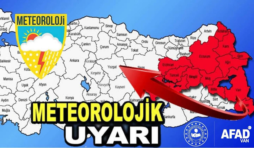 Meteoroloji Van İçin Uyardı