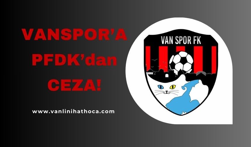 Vanspor'a Seyircisiz Oynadığı Maçta Bile Ceza Verildi!