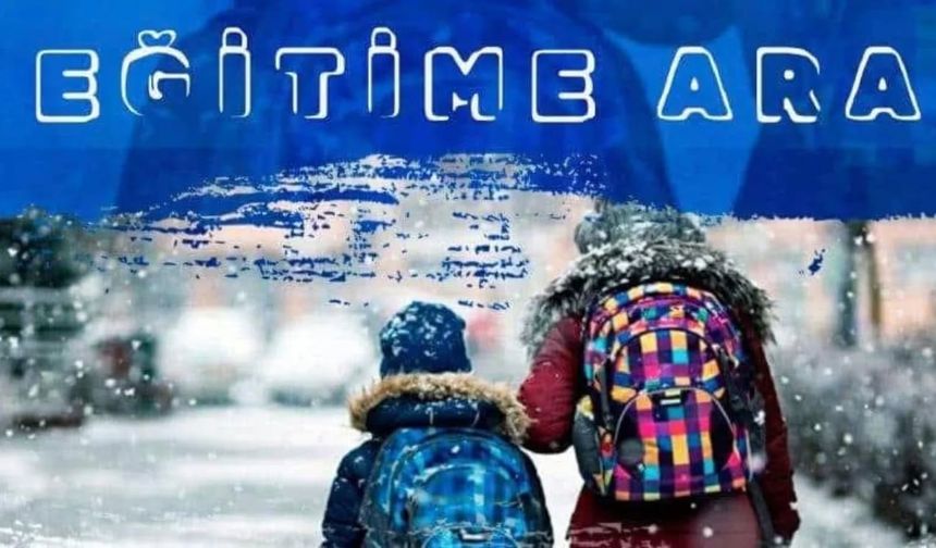 Van'ın Bir İlçesinden Kar Tatili Haberi Geldi!