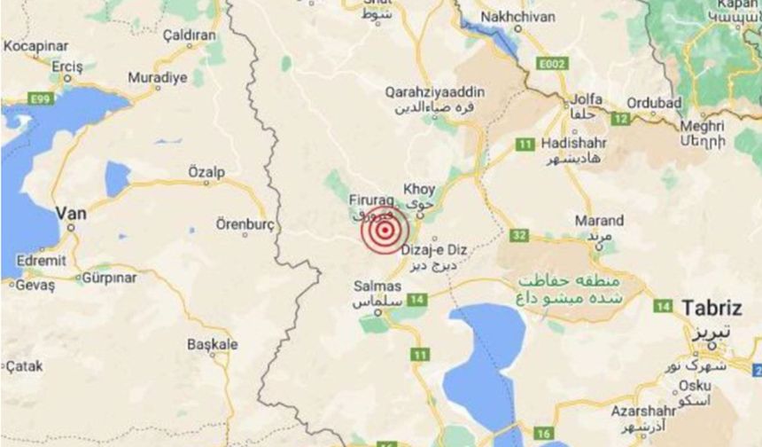 Van-İran Sınırındaki Deprem Başkale'de Hissedildi