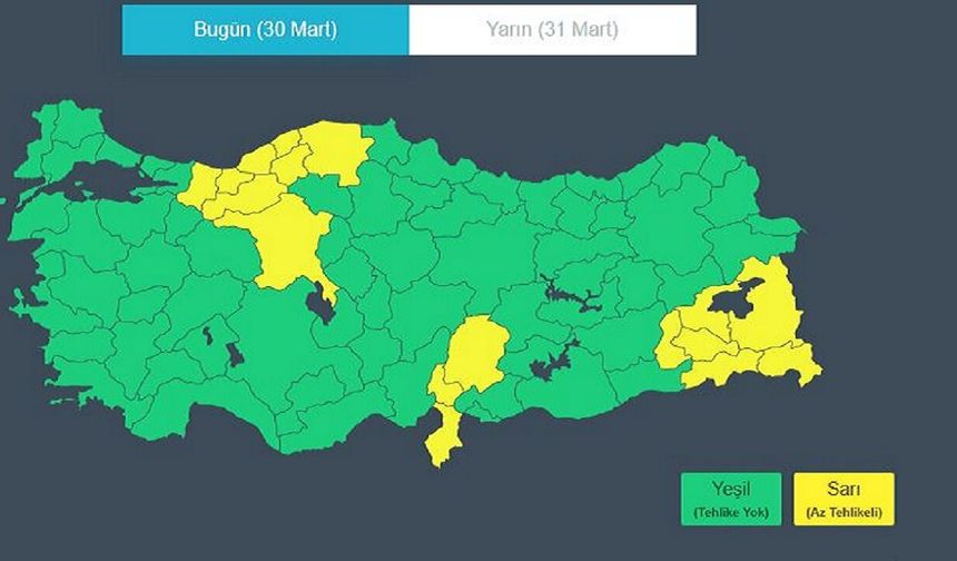 Van İçin Sarı Kod Uyarısı!