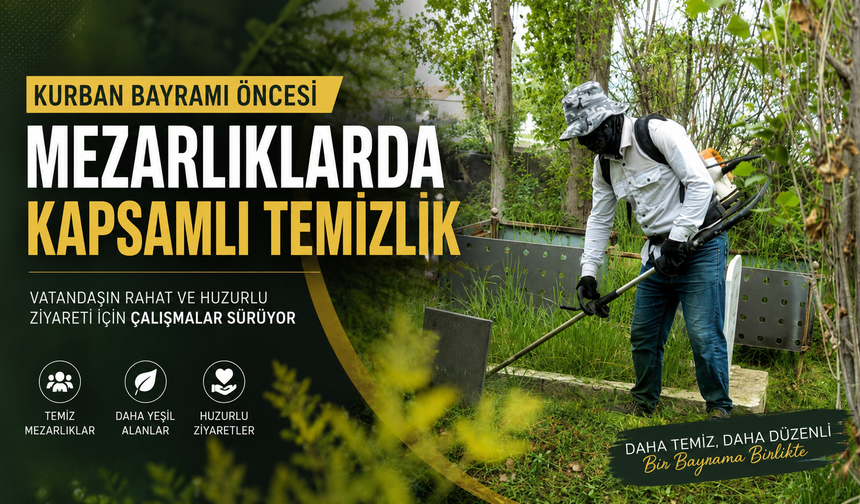 Van Büyükşehirden Bayram Öncesi Temizlik