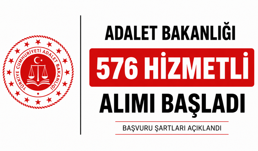 Adliyelere 576 Hizmetli Alımı Yapılacak
