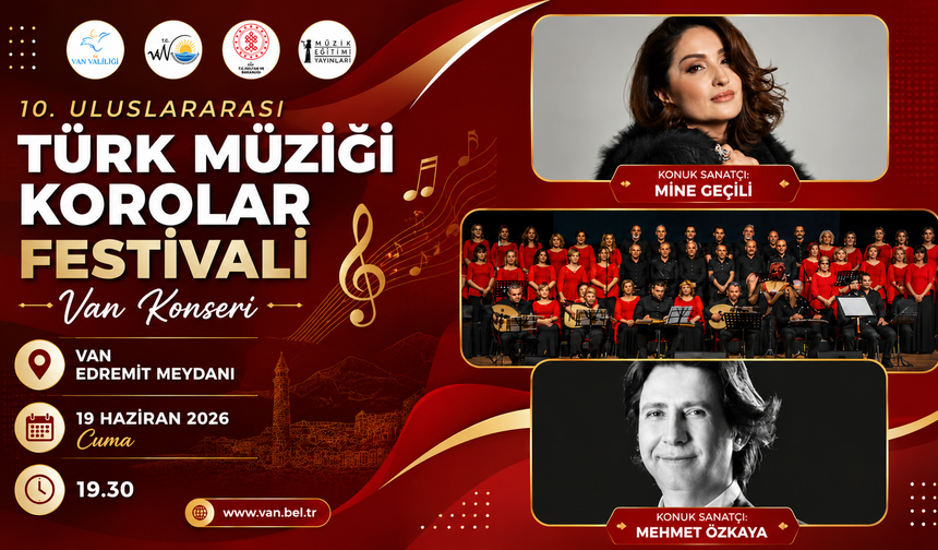 Uluslararası Türk Müziği Korolar Festivali Van’da Başlıyor