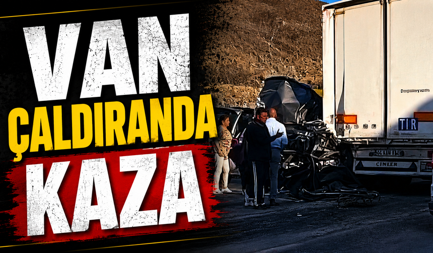 Çaldıran Yolunda Bir Trafik Kazası Daha