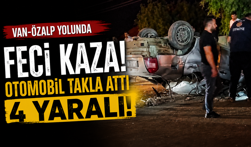 Van-Özalp Yolunda Feci Kaza!