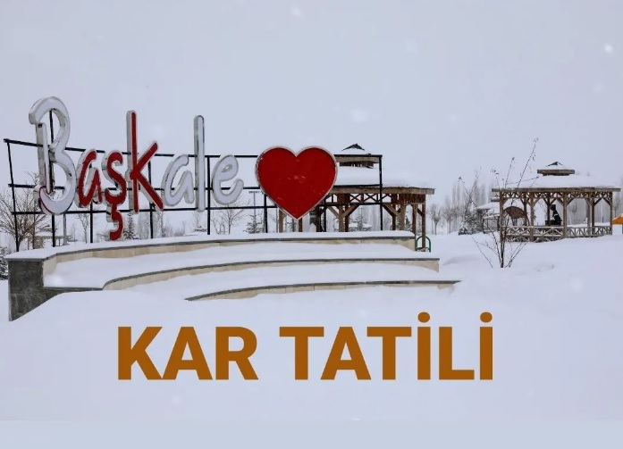 Van Başkale Kar Tatili-1