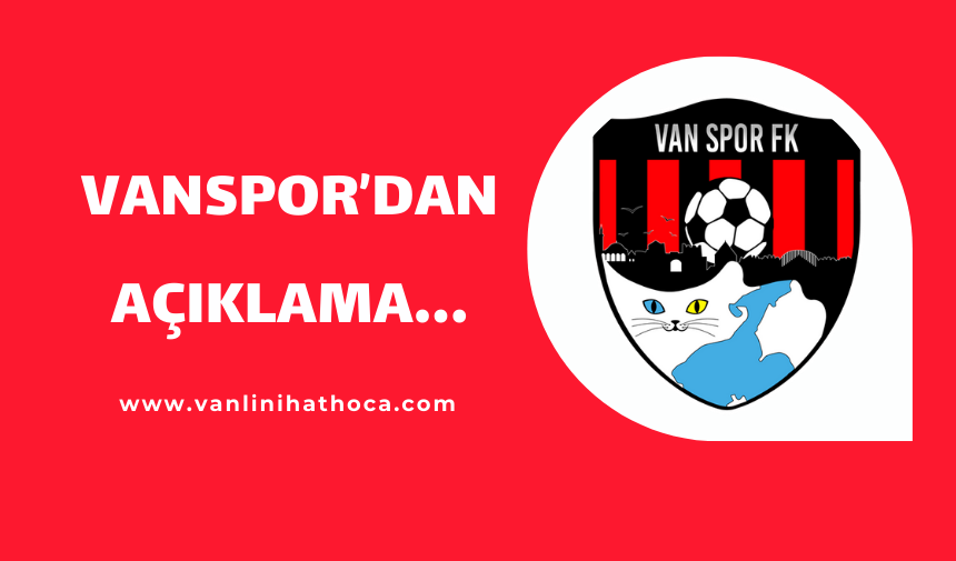 Van Spordan Beklenen Resmi Açıklama Geldi Teknik Direktör Belli Oldu