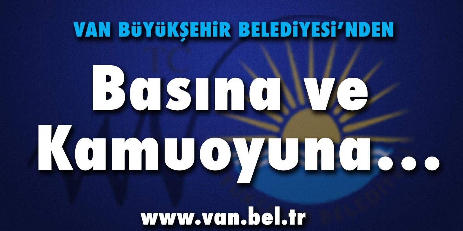 Van Büyükşehir Açıklama-1