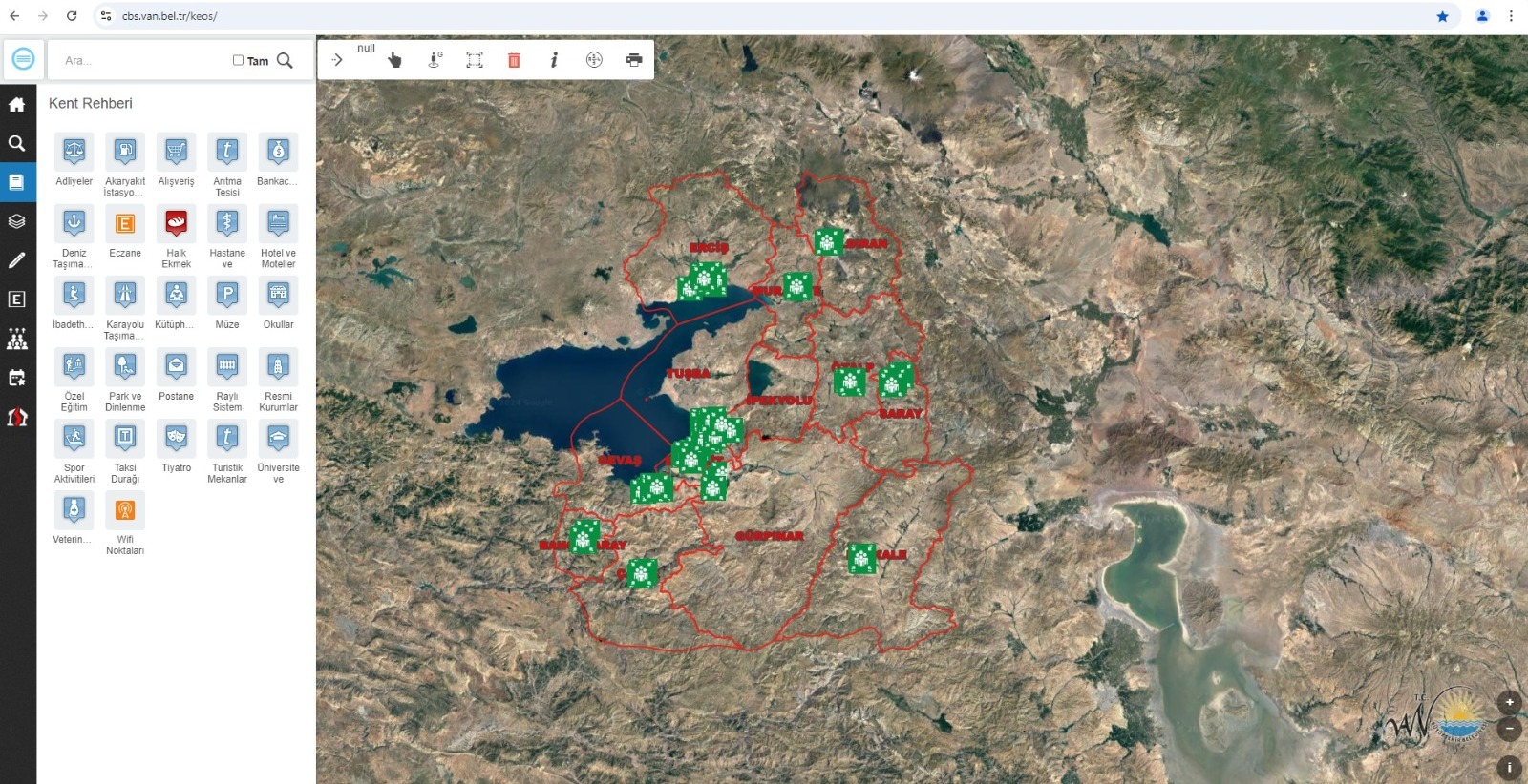 Van Büyükşehir Belediyesi Kent Rehberi Gezilecek Yerler (1)