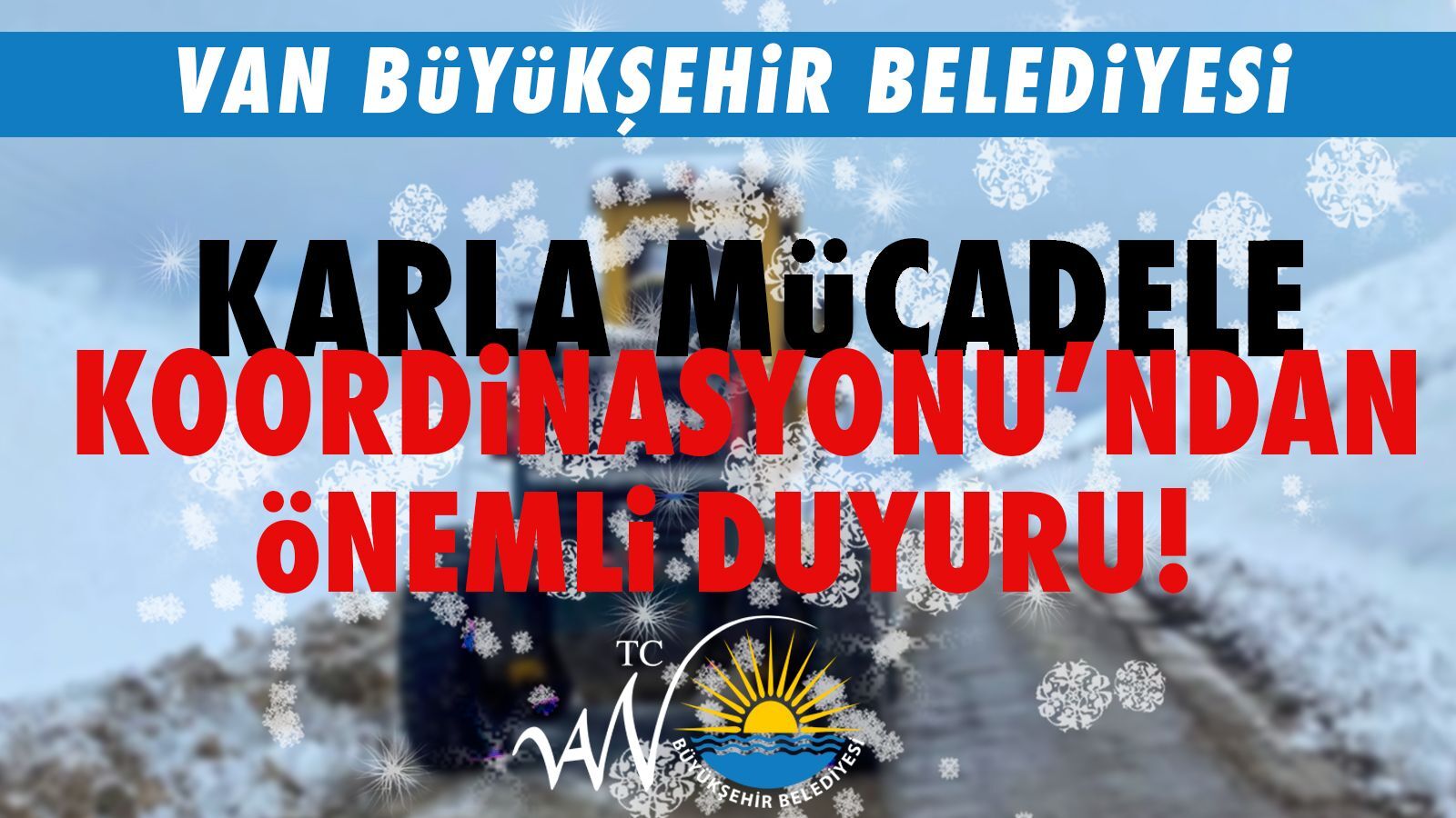 Van Büyükşehir Duyuru