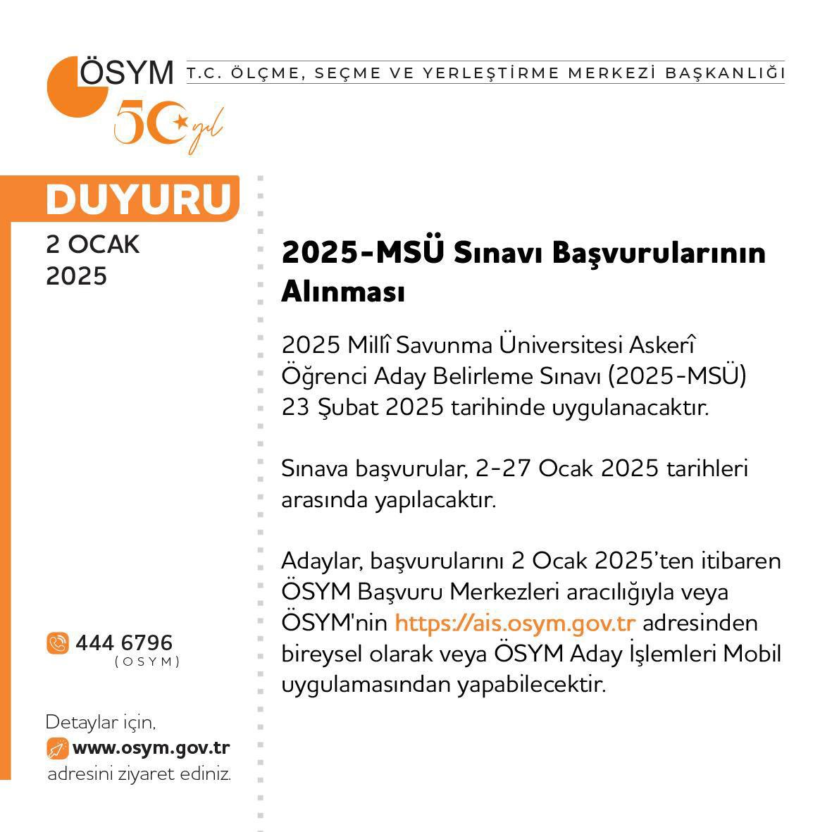 Msü Başvuru 2025