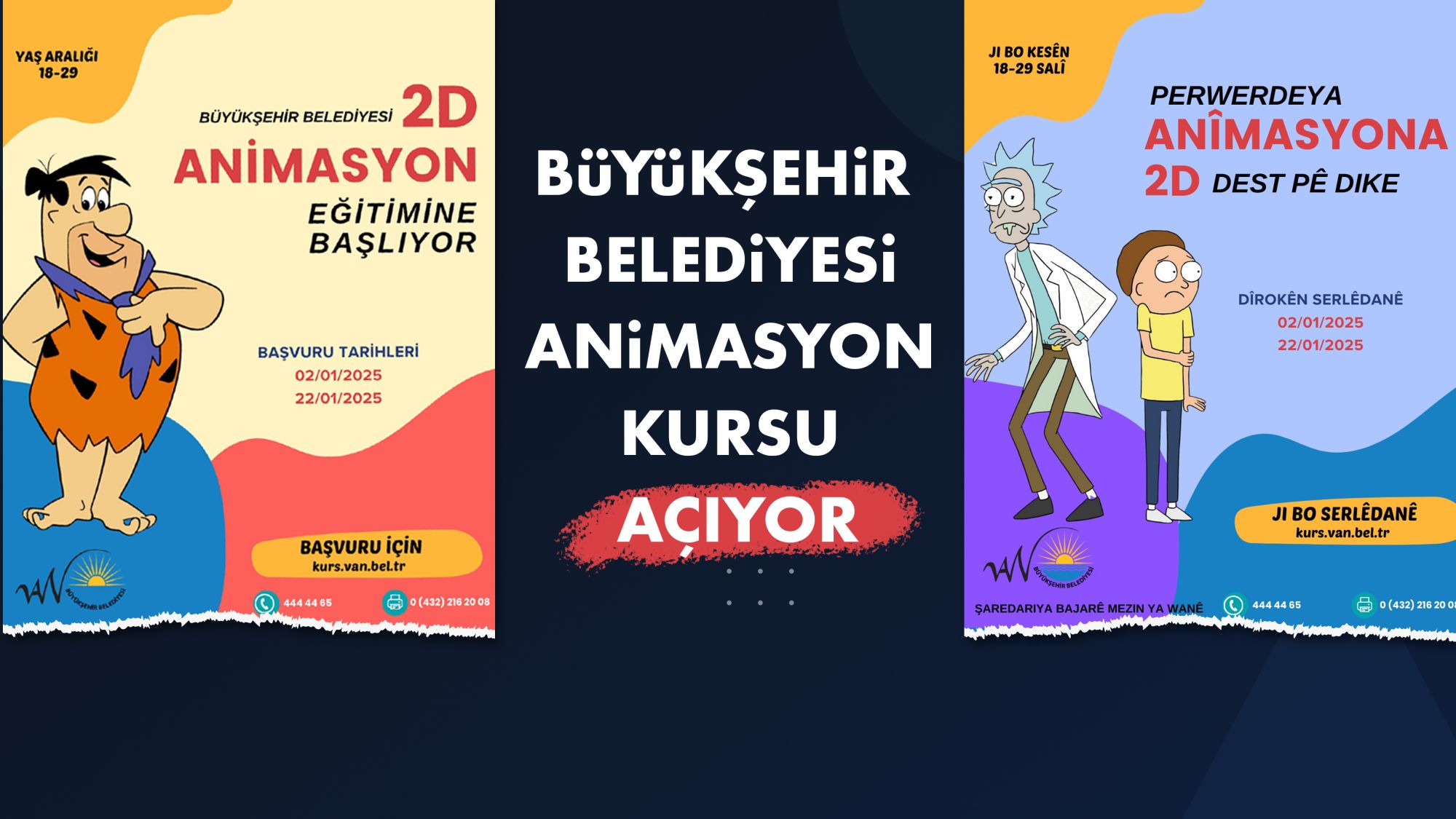 Van Büyükşehir Ücretsiz Animasyon Kursu (2)