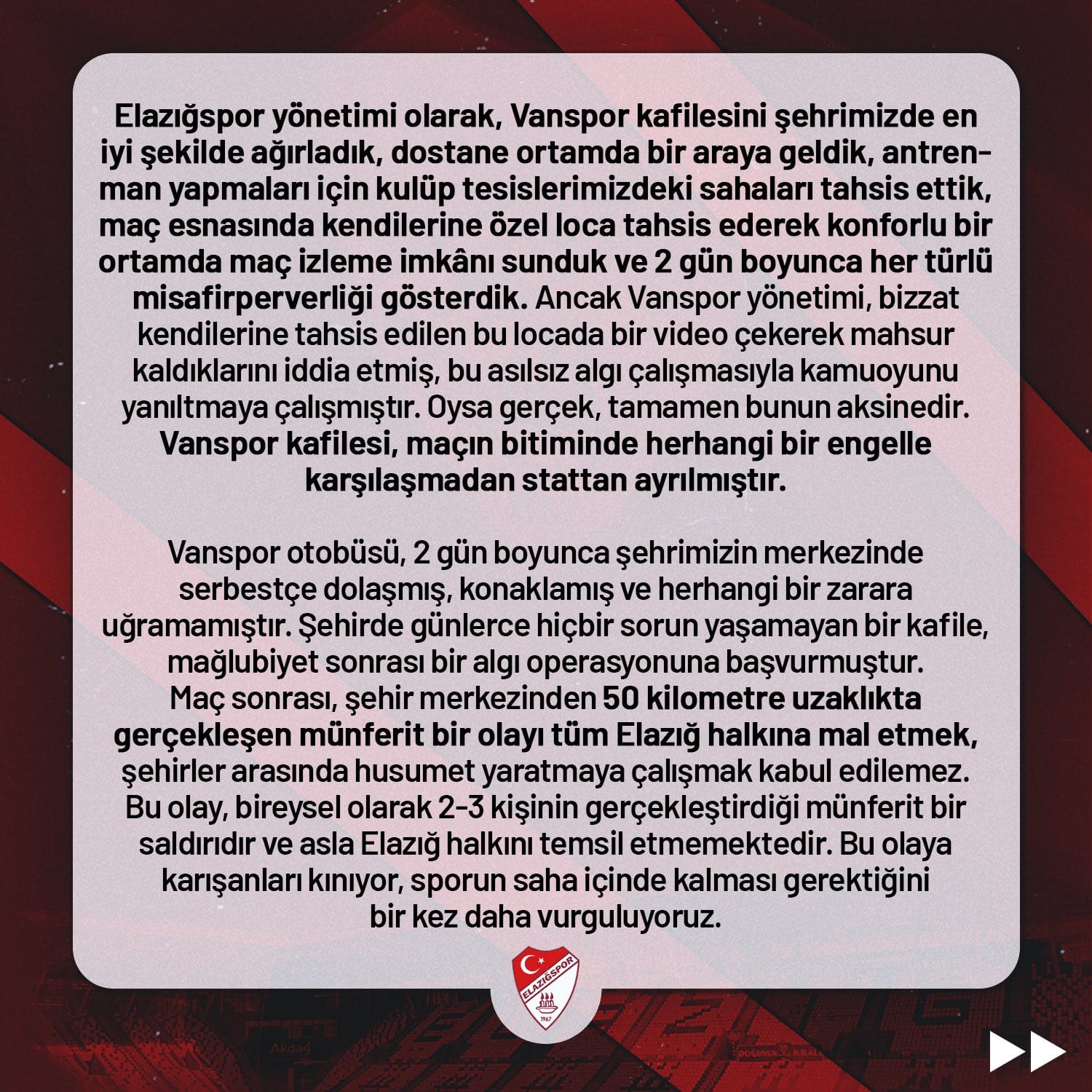 Elazığıspor Basın Açıklaması (2)