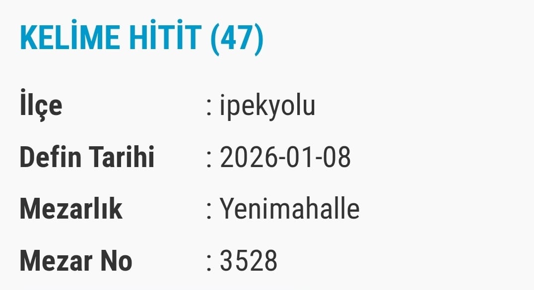Van Bugün Vefat Edenler Isim Listesi Taziye Yeri (13)